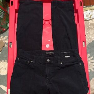 Banana Republic Black Slim Fit Traveler Jeans